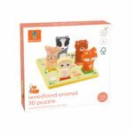 Puzzle 3D cu animale, Orange Tree Toys - imagine 2