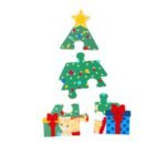 Puzzle Bradul de Craciun din lemn, Orange Tree Toys - imagine 2
