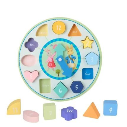 Puzzle ceas Peter Rabbit™, Orange Tree Toys