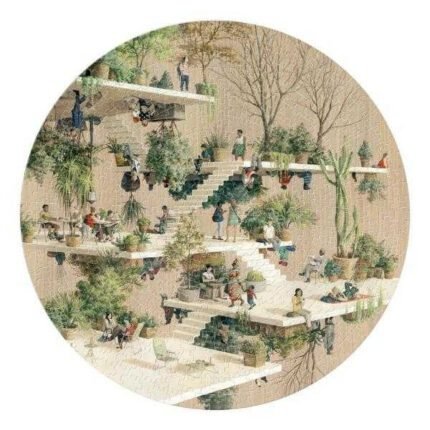 Puzzle circular Lumea, Londji