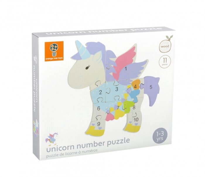 puzzle-din-lemn-unicorn-orange-tree-toys13973 Puzzle din lemn unicorn, Orange Tree Toys - imagine 3
