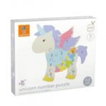 Puzzle din lemn unicorn, Orange Tree Toys
