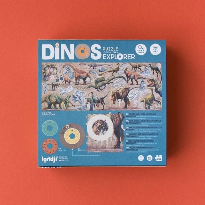 Puzzle Dino Explorer, Londji - imagine 4