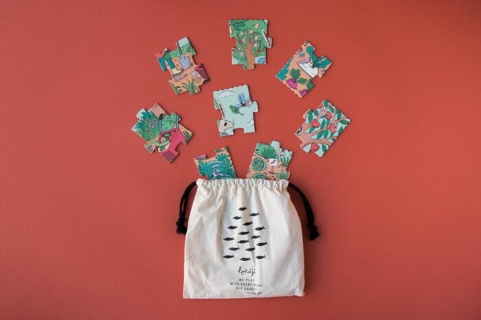 Puzzle Gradina iepurasilor, Londji - imagine 3