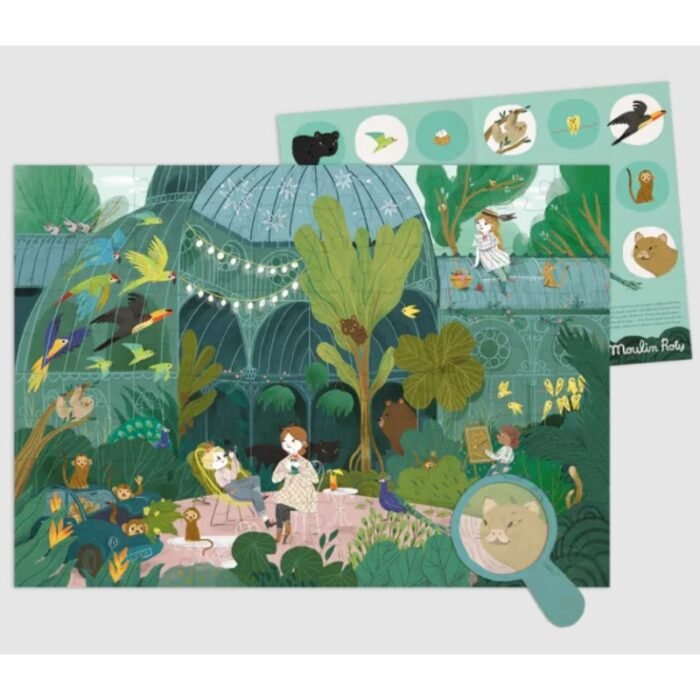 Puzzle Intre plante, Moulin Roty - imagine 3