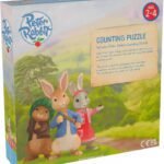 Puzzle Peter Rabbit™ cu numere, Orange Tree Toys