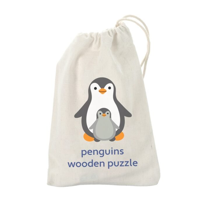 Puzzle Pinguin din lemn, Orange Tree Toys - imagine 3