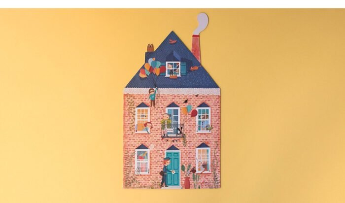 Puzzle reversibil Bun venit acasa, Londji - imagine 3