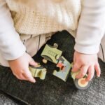 Puzzle tractor din lemn, Orange Tree Toys - imagine 3