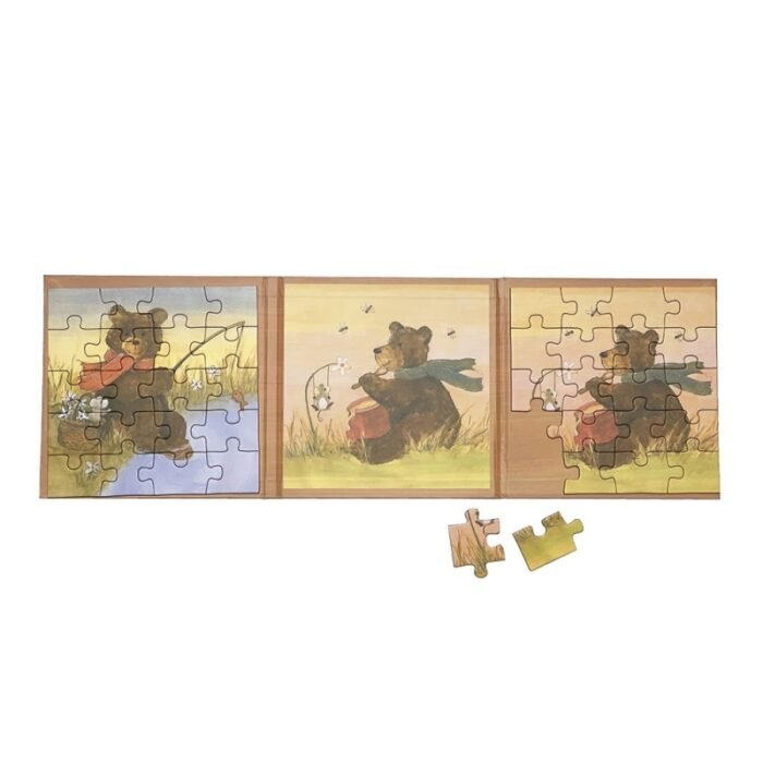 Set 2 puzzle-uri magnetice Ursuletul de plus, Egmont Toys - imagine 2
