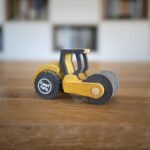 Set de constructie vehicul de santier Buldozerul Fleur, Croc toys
