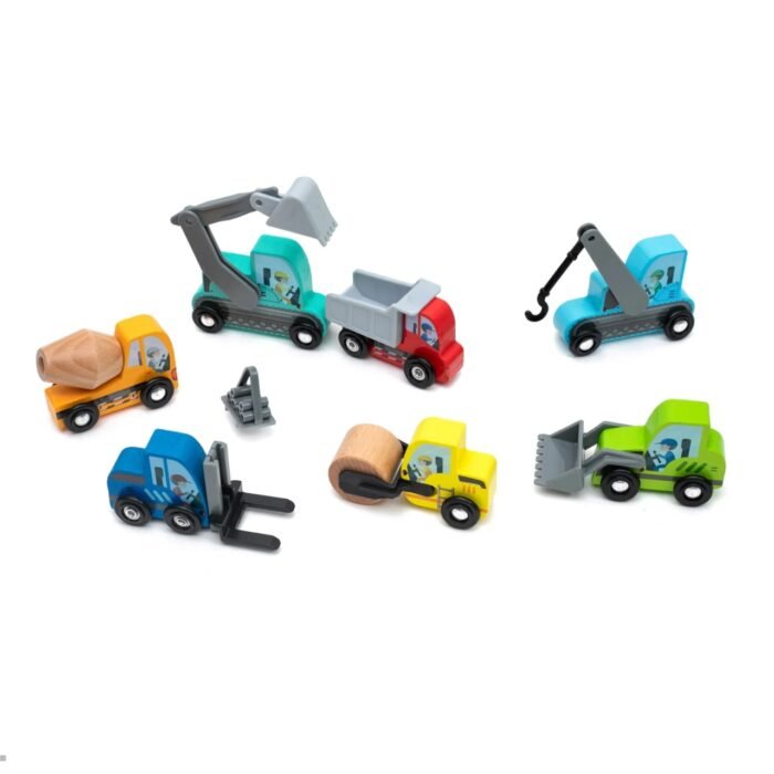 Set de vehicule pentru constructii, UMU Toys - imagine 3