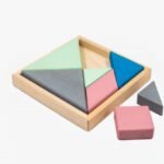 Set handmade Marc toys, Tangram Turcoaz