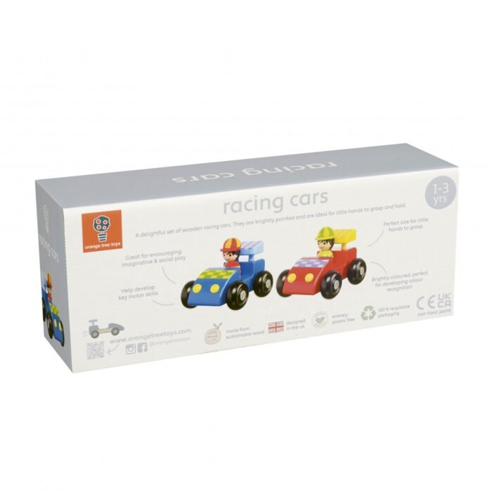 Set masini de curse, Orange Tree Toys - imagine 4