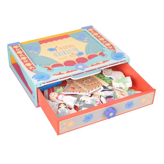 Teatru de masa din lemn, Orange Tree Toys - imagine 2