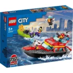 LEGO CITY BARCA DE SALVARE A POMPIERILOR 60373 - imagine 7