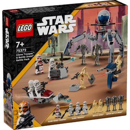 LEGO STAR WARS PACHET DE LUPTA CLONE TROOPER SI DROID DE LUPTA 75372