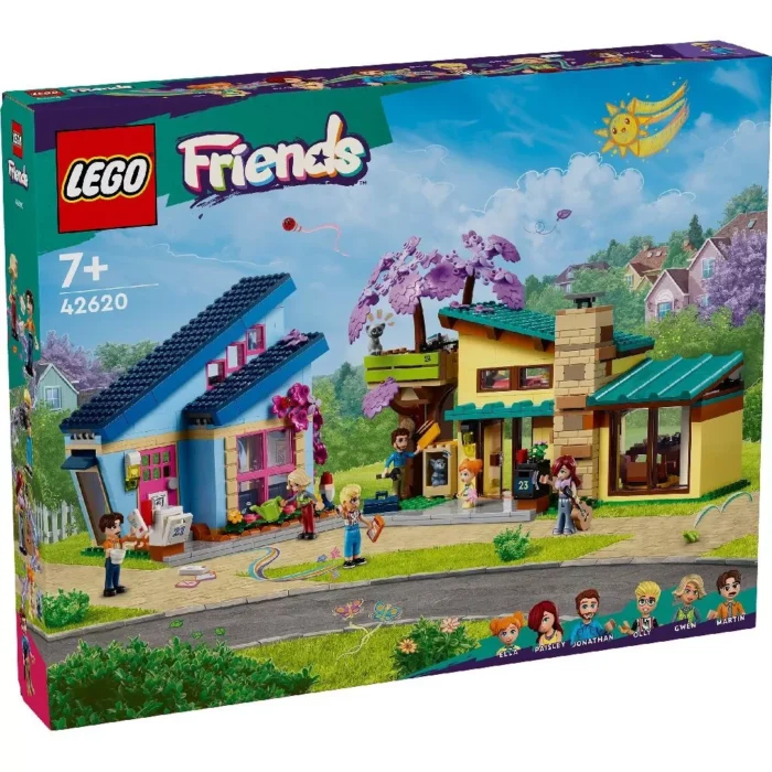 LEGO FRIENDS CASELE FAMILIALE ALE LUI OLLY SI PAISLEY 42620 - imagine 6