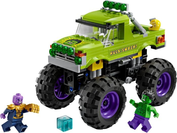 LEGO SUPER HEROES HULK IN VEHICUL DE TEREN CONTRA LUI THANOS 76312 - imagine 3