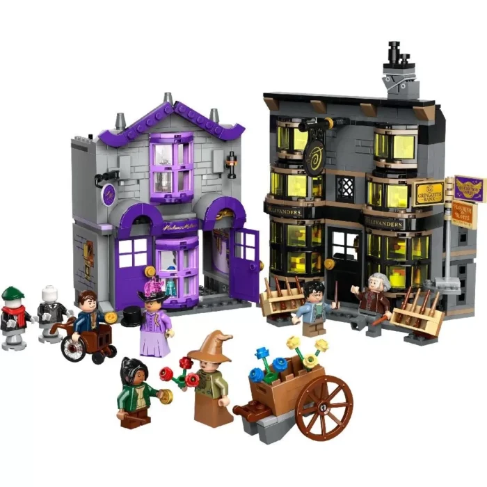 LEGO HARRY POTTER TM OLLIVANDER SI MAGAZINUL DE HAINE AL LUI MADAM MALKIN 76439 - imagine 8