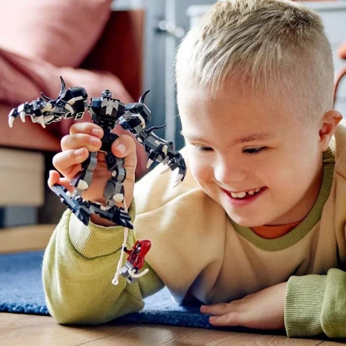 LEGO SUPER HEROES ARMURA DE ROBOT A LUI VENOM VS MILES MORALES 76276 - imagine 7