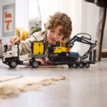 LEGO TECHNIC CAMIONUL FMX ȘI EXCAVATORUL ELECTRIC EC230 DE LA VOLVO 42175 - imagine 13