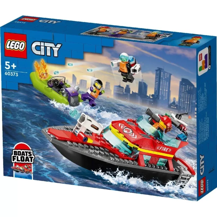LEGO CITY BARCA DE SALVARE A POMPIERILOR 60373 - imagine 11