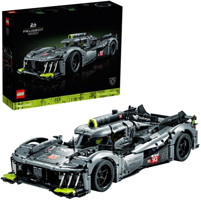 LEGO TECHNIC PEUGEOT 9X8 24H HYBRID HYPERCAR 42156 - imagine 5