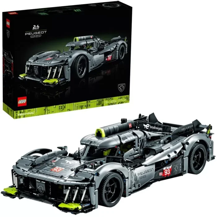 LEGO TECHNIC PEUGEOT 9X8 24H HYBRID HYPERCAR 42156 - imagine 11