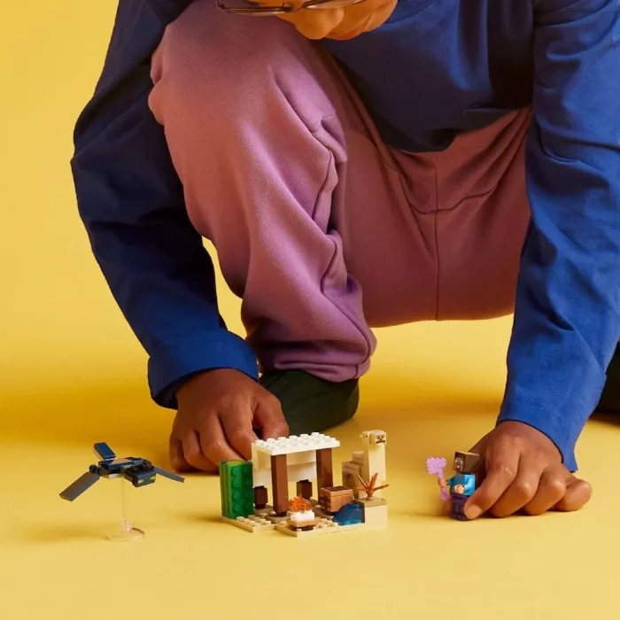 LEGO MINECRAFT EXPEDITIA IN DESERT A LUI STEVE 21251 - imagine 5