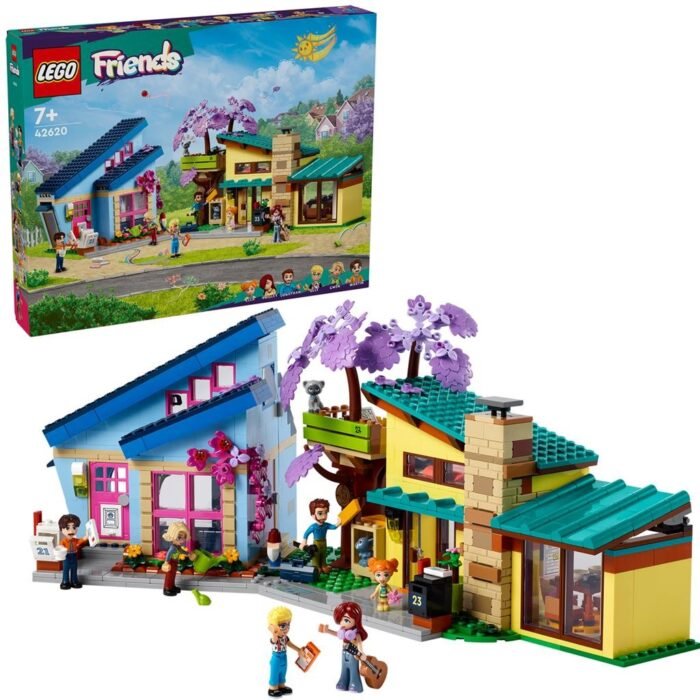 LEGO FRIENDS CASELE FAMILIALE ALE LUI OLLY SI PAISLEY 42620 - imagine 5