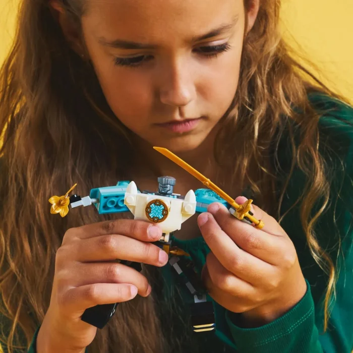 LEGO NINJAGO COSTUMUL ROBOT DE LUPTA AL LUI ZANE 71827 - imagine 14