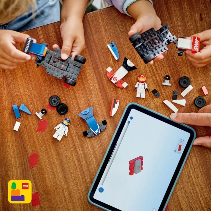 LEGO CITY MASINI DE CURSE F1 WILLIAMS RACING SI HAAS F1 60464 - imagine 15