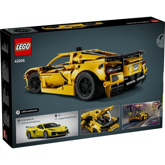 LEGO TECHNIC CHEVROLET CORVETTE STINGRAY 42205 - imagine 8