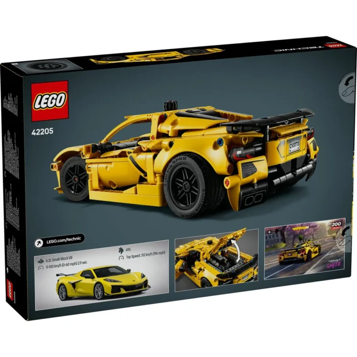 LEGO TECHNIC CHEVROLET CORVETTE STINGRAY 42205 - imagine 17