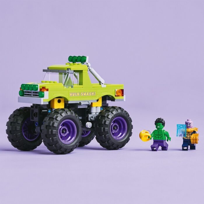 LEGO SUPER HEROES HULK IN VEHICUL DE TEREN CONTRA LUI THANOS 76312 - imagine 9