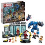 LEGO SUPER HEROES LABORATORUL LUI IRON MAN SALA ARMURILOR 76315 - imagine 8