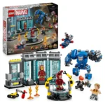 LEGO SUPER HEROES LABORATORUL LUI IRON MAN SALA ARMURILOR 76315 - imagine 16