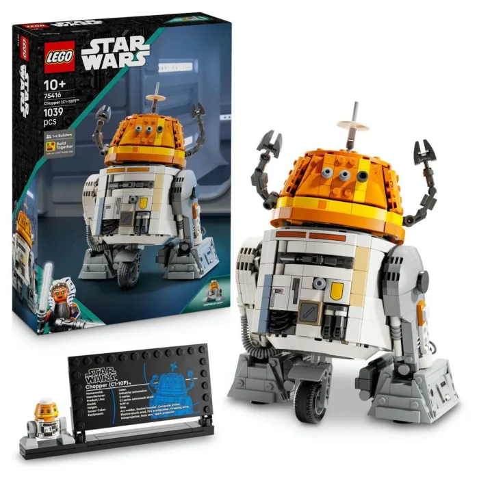LEGO STAR WARS DROID ASTROMECH CHOPPER C1-10P 75416 - imagine 16