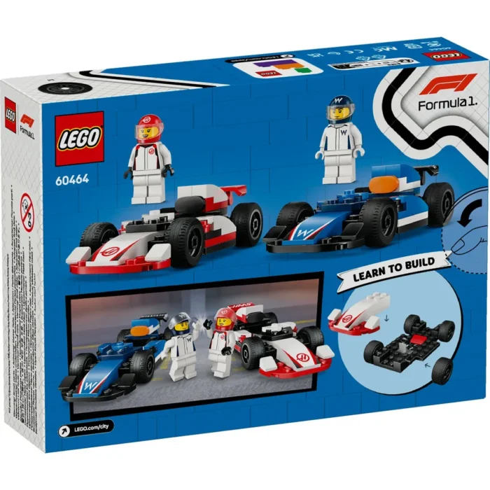 LEGO CITY MASINI DE CURSE F1 WILLIAMS RACING SI HAAS F1 60464 - imagine 17