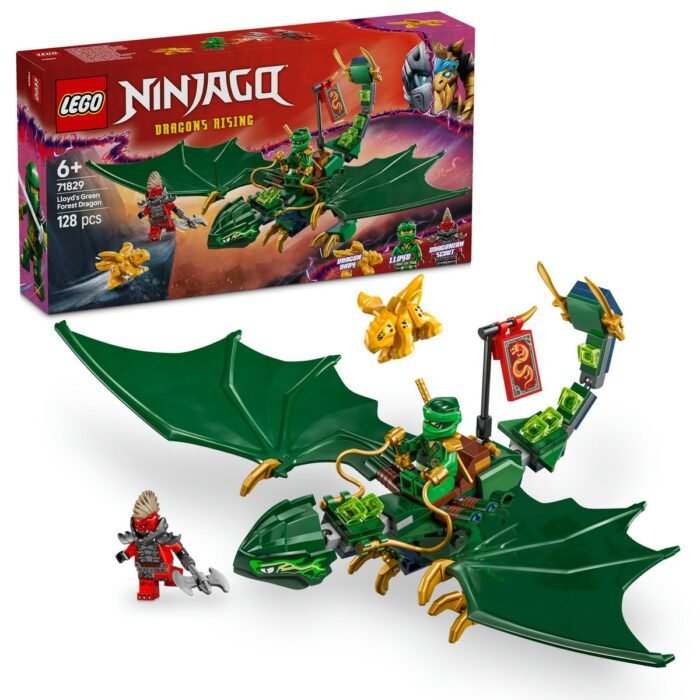 LEGO NINJAGO DRAGONUL DE PADURE AL LUI LLOYD 71829 - imagine 9