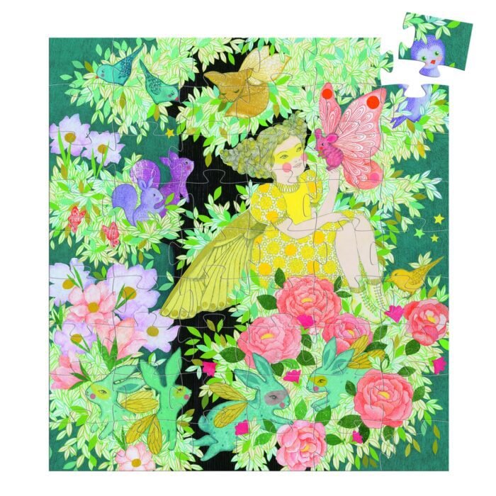 Puzzle Arborele Florei, Djeco - imagine 3