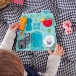 Puzzle din lemn cu bază din fetru, Djeco - imagine 3