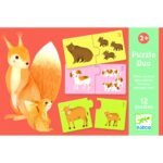 Puzzle duo asociere mama-pui, Djeco - imagine 3