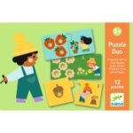 Puzzle duo tactil Primele numere, Djeco - imagine 2