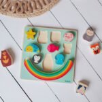 Puzzle si joc de echilibru Curcubeu, Djeco - imagine 4