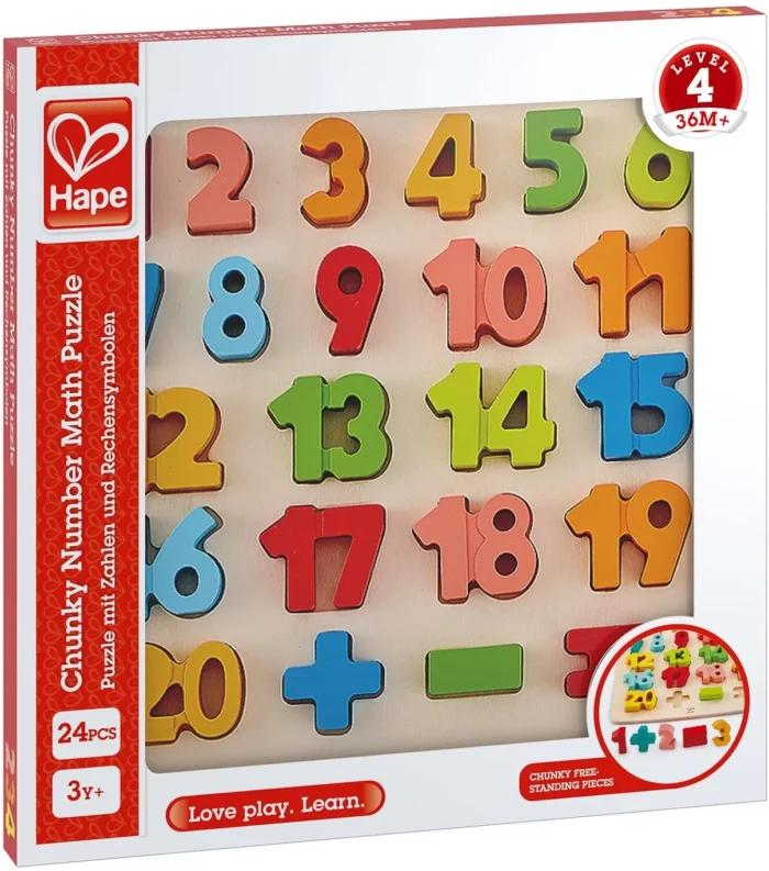 HAPE PUZZLE MATEMATICA CHUNKY - imagine 4