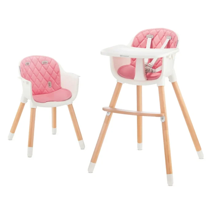 SCAUN DE MASA KINDERKRAFT SIENNA, 2 IN 1, PINK - imagine 6
