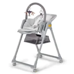 SCAUN DE MASA KINDERKRAFT LASTREE, 2 IN 1, TRANSFORMABIL, GREY - imagine 6