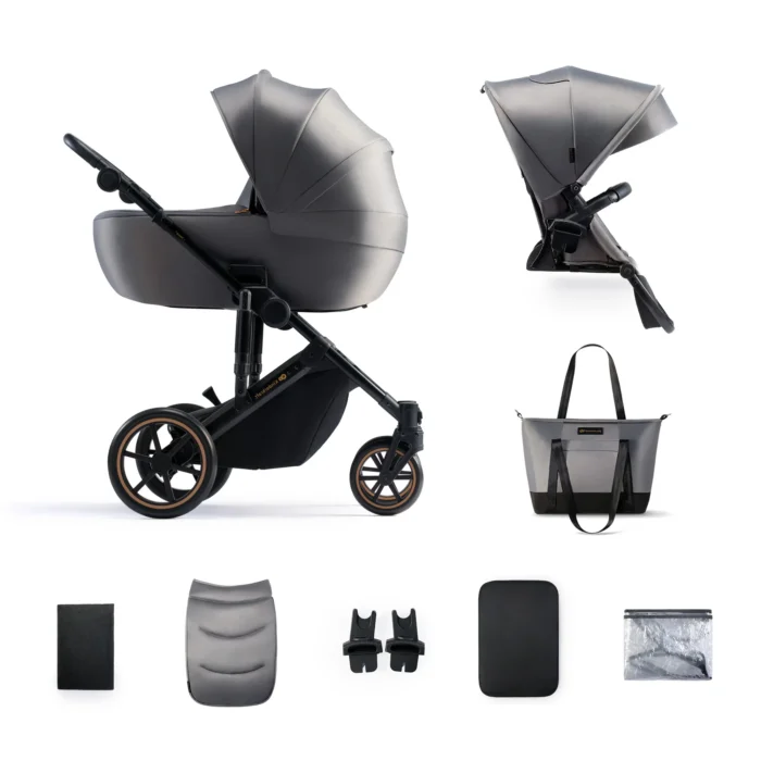 1 CARUCIOR 2 IN 1 KINDERKRAFT PRIME 2, SHADOW GREY - imagine 6